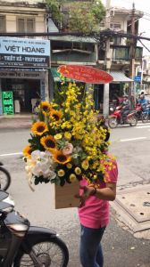 Hoa tươi tặng khách hàng HT 159